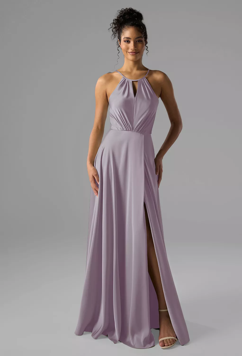 AW Fatima Purple Haze  Long Bridesmaid Dresses